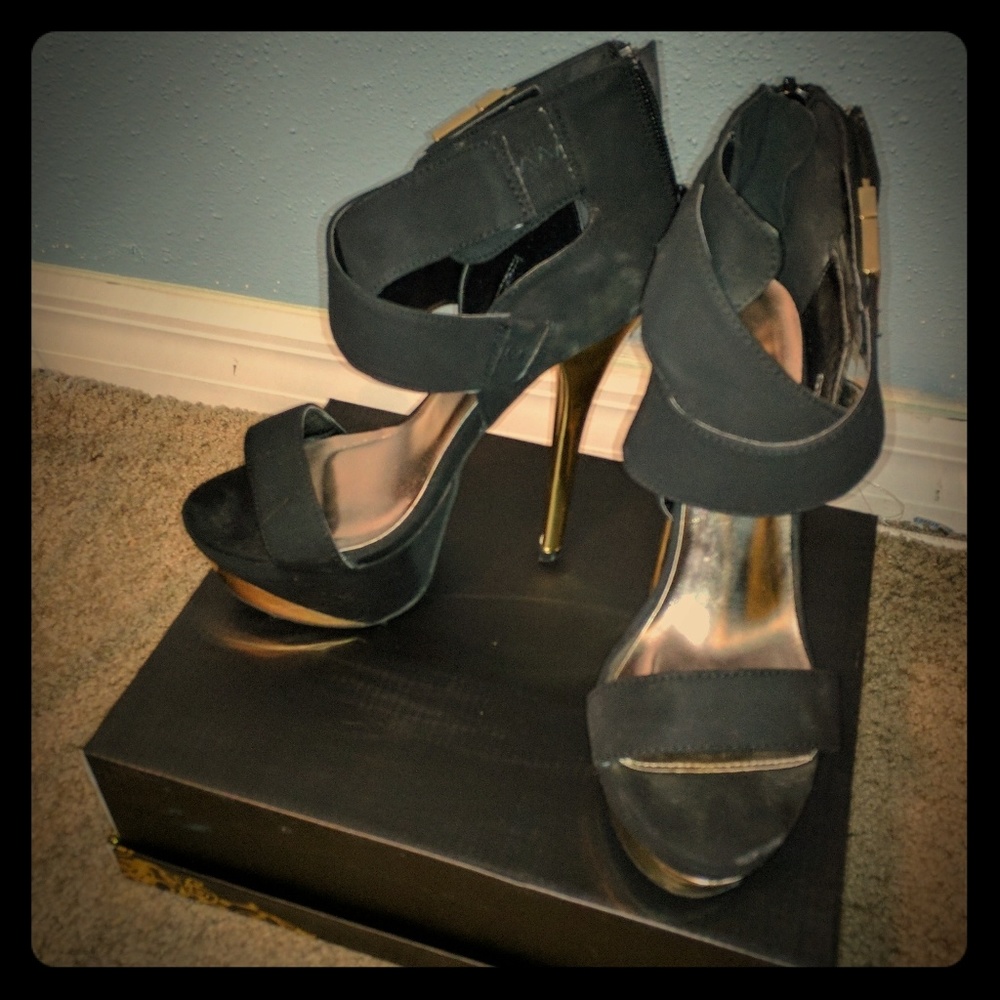 Black heels